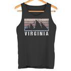 Retrointageirginia Usa Für Damen Tank Top