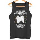 Samoje Glitter Dog Holder Dog Fun Tank Top