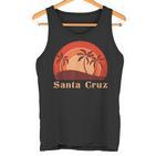 Santa Cruz Ca California 70S 80S Retrointage Tank Top