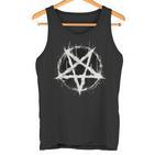 Satanic Devil 666 Pentagram Tank Top