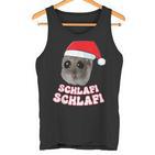 Schlafi Schlafi Hamster Hamstie Christmas Sleep Tank Top