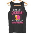 Schnecke Sport Running Das Ist Gerda Wir Joggen Gemeinsam S Tank Top