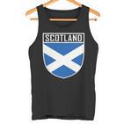 Scotland Flag Scottish Flag Football Fan Tank Top