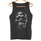 Skull Skull Skull Skeleton Head Tank Top