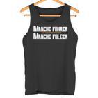 Slogan Manche Führen Manche Folgen  Tank Top