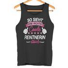 So Sieht Eine Richtig Coole Rentnerin Aus I Rente Tank Top