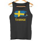 Sweden Sverige Norden Elkiking Scandinavia Tank Top