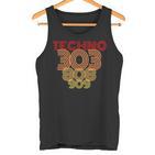 Synthesizer Techno 303 808 909 T Analogue Fans Tank Top