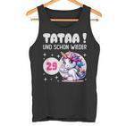 Tataa Und Schon Wieder 29 Einhorn Middle Finger Tank Top