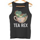 Tea Rex T-Rex Dinosaur Tyrannosaurus Tank Top