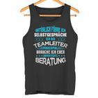 Teamleiter Beratung Team-Leitung Im Office Work & Work Tank Top