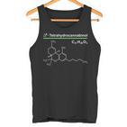 Tetrahydrocannabinol Cannabis Ganja Pot Marijuana Kiffen Tank Top