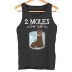 Two Moles Per Litre Science Humour Animal Pun  Tank Top