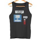 Usb Floppy Disk Geek Computer Nerd Tank Top