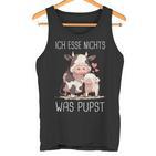 Vegetarier Ich Essen Nichts Was Pupsteganegetarian Tank Top