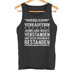 Verkäuferin Prüfung Ausbildung Bestanden Tank Top