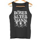 Vintage Skull Old Man Bad Old Man Tank Top