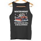 Winterdienst Schneepflugfahrer Humor Schneepflug Tank Top