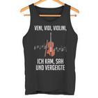 Witheniidiiolini Ich Kam Sagergeigte -Iolin Tank Top