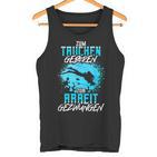 Zum Diving Geboren Slogan  Sea Diver Tank Top