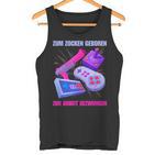 Zum Zocken Geboren Zum Arbeit Forces I Console Ps5 Gaming Tank Top