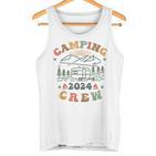 Camping Crew 2024 Familienpassender Sommertrip Camp Retro Tank Top