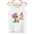 Children's Birthday Feuerwehr Aufgepasst Ich Bin Jetzt 2 Jahre Tank Top