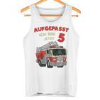 Children's Birthday Feuerwehr Fire Brigade Attention Ich Tank Top