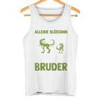 Children's Ein Glück Werde Ich Großer Bruder Dinosaur Tank Top