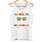 Children's Tschüss Kindergarten Hello School Kita Graduation 2024 Bear Tank Top