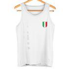 Gli Azzurri Italian Fan Flag Blue Tank Top