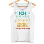 Ich Bin Diese Legendäre Tierarzthelferin Tank Top