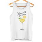 Limoncello Per Favore Italy Italian Lemon Gray Tank Top