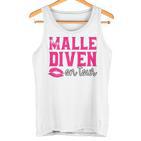 Malle Diven On Tour Slogan Tank Top