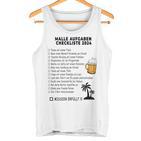 Mallorca 2024 Sauf Malle Ride Tasks Checklist Gray Tank Top