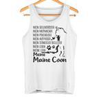 Mein Seelkomöster Meine Maine Coon Cat Lover Kitten Tank Top