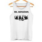 Her Menschen Cat  Cat Motif Tank Top