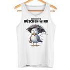 Möwe Sturm Hurricane Schietwetter Dat Is Nur 'N Büschen Wind Gray Tank Top