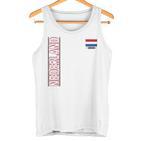 Netherlands Flag Fan Item Nederland Flag Blue Tank Top