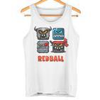 Red Ball 4 Die Schlechten Boxen Blue Tank Top