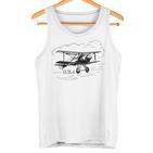 Se4 Britischer Doppeldecker Fliegende Wolken Tank Top