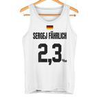 Sergej Fährlich Sauftrikot X Malle Party Trikot Deutschland Tank Top