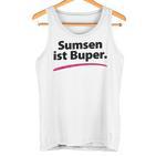 Sumsen Ist Buper Word Game Slogging Tank Top