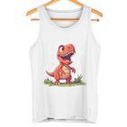 T-Rex 5Th Birthday Dino Ich Bin Schon 5 Jahre Alt German Langu Tank Top