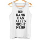 Überwältigt Humor 'Ich Kann Nicht Mehr' Tank Top