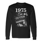 1975 Ein Guter Jahrgang Birthday Langarmshirts