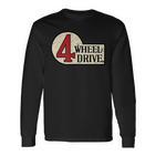 4-Wheel Driveintage 4X4 Overland Emblem 4Wd Langarmshirts