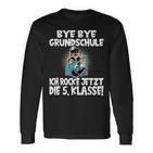 5 Class Bye Bye Primary School Ich Rock Jetzt Die 5Th Class Langarmshirts