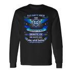 50Th Birthday Als Gott Michor 50 Jahre Schuf Grinste Er Grins Langarmshirts