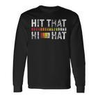 808 Hit That Hi Hat Roland 808 Drum Machine Langarmshirts